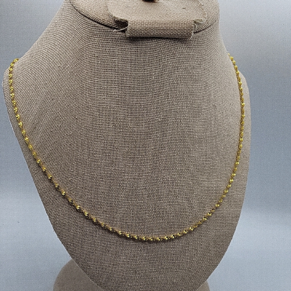 20" 18k Gold Filled Water Chain Necklace